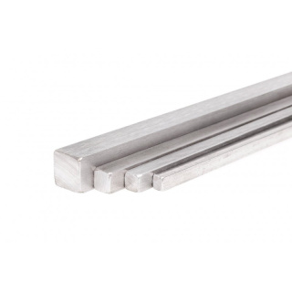 Staaf vierkant 1m 8x8mm metalen staaf