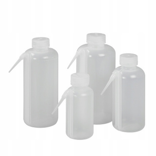 Wastafelfles 125ml LDPE Geïntegreerd