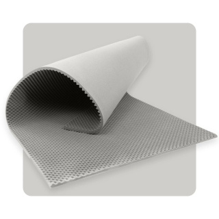 Akoestisch paneel schuim GOLF 200×100 cm 2 cm lichtgrijs