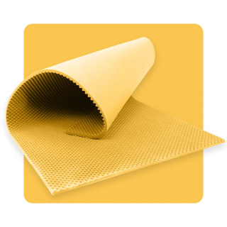 Akoestisch paneel schuim VLNEN 200×100 cm 5 cm geel