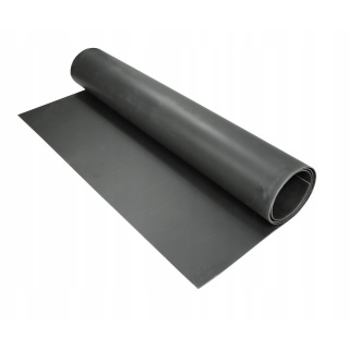 Geluiddempende rubberen mat 2 mm 25x100 cm akoestische isolatie