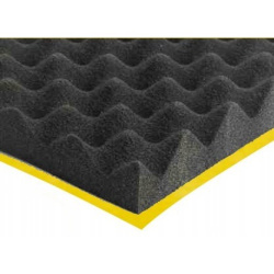 Zelfklevend geluiddicht schuim 200x100cm 2cm