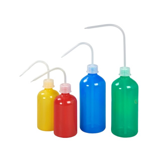 Spuitbuis van PE-LD, 250 ml, blauw – laboratorium