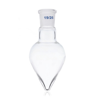 Hartvormige fles, 100 ml, schuur 14/23, borosilicaatglas (BORO 3.3)
