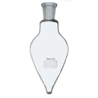 Banka srdcovitá 100 ml, zábrus NZ 29/32, borosilikátové sklo