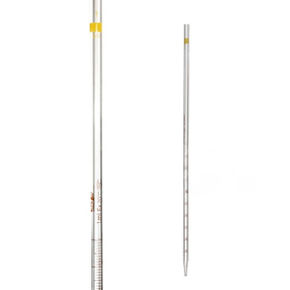 Mehrdimensionale Pipette, 0,1 ml, Klasse B, braune Skala