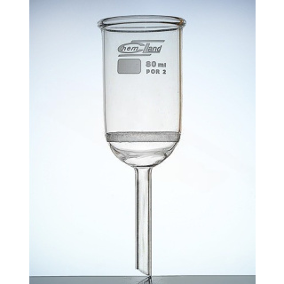 Filtertrechter cilindrisch met gesinterde schijf G2, 35 ml, diameter 30 mm