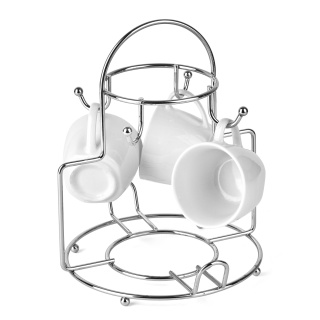 Draadrek voor glazen en theepot 21,8x23,5x27cm