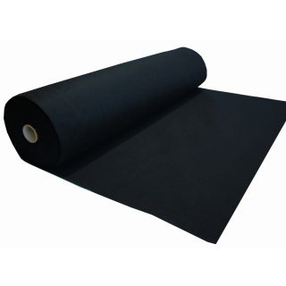Zwarte zachte vilt-non-woven textiel 3 mm 150×50 cm 400 g/m²