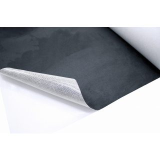 Donker grafiet zelfklevende suèdestof 50x140 cm