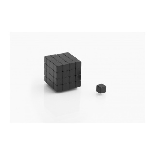 Neodymiummagneet 10 stuks plat MPL 5x5x5 N38 donker