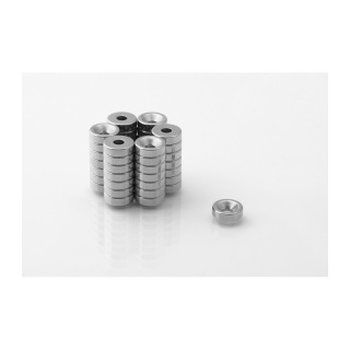 Neodymiummagneet 10 stuks met schroefgat MP 10x(7x3,5)x3 N38