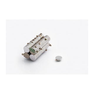 Neodymiummagneet met 3M-lijm MW 10x2 N38