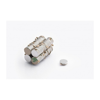 Neodymiummagneet met 3M-lijm MW 12x2 N38