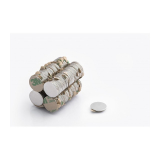 Neodymiummagneet met 3M-lijm MW 17x1 N38