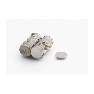 Neodymiummagneet met 3M-lijm MW 20x1 N38