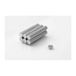 Neodymiummagneet 10 stuks cilindrisch MW 7x2 N38
