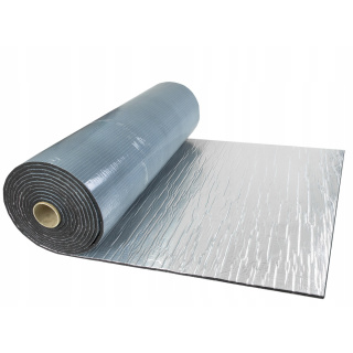 Zelfklevend isolatieschuim waterdicht rubber met aluminium 6mm 25x100cm ISOLMAT M06SH