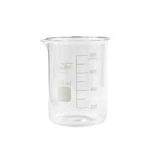 Glazen bekerglas 800 ml laag 100x135mm