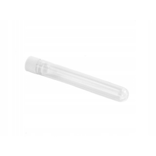 Proefbuis PS 12x75mm met witte dop 50 stuks