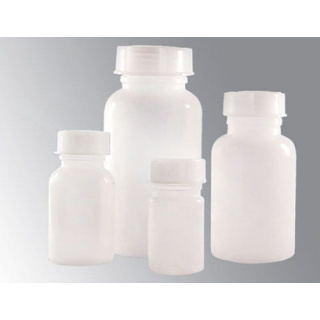 20 ml LDPE plastic laboratoriumfles met brede hals en GL25 sluiting