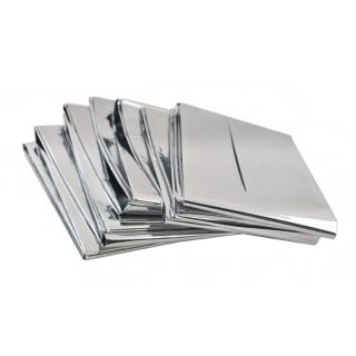 Thermische folie 140x210cm zilver voor overleving reddingsdeken