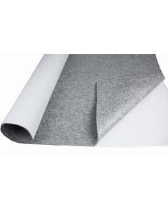 Grijze zachte vilt-non-woven textiel met lijm 3 mm 150×50 cm 400 g/m²
