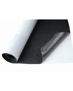 Donkergrijze zelfklevende vilten stof 3 mm 50×150 cm 400 g/m²