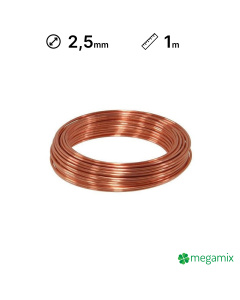 Koperdraad 2,5 mm 1 m