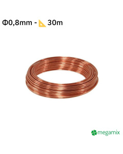 Koperdraad Φ0,8mm 30m