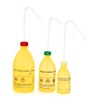 Spuitdop met ethanolopdruk, 250 ml, geel, smalle nek – PE-LD, ADR