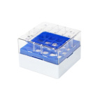 Cryo-box voor bevriezing, 25 plaatsen, 1,8 ml – PC, -190 tot +121 °C, autoclaafbaar