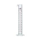 Meetbeker van PMP, klasse A, met schenktuit en rode schaalverdeling – 100 ml, DIN 12681, ISO 6706