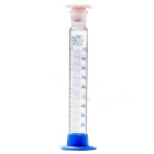 Glazen maatcilinder met PP kurk en PP basis, 25 ml klasse B