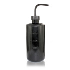 Spuitmond van PE-LD, 500 ml, zwart – smalle hals, GL28
