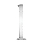 Doseercilinder TPX – 25 ml, met een zeskante basis