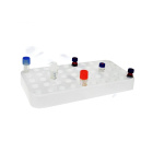 Bevriesstandaard, 50 plaatsen, voor cryobuisjes en chromatografische flesjes, max. diameter 12 mm – autoclaafbaar