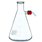 Vákuová banka (Kitasato) 250 ml s polypropylénovým tubusom, BORO 3.3