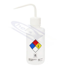 Spuit met opdruk Ethyl Alcohol, 500 ml, zelfventilerend, LDPE, schroefdraad 28 mm