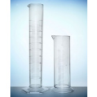 Meetcylinder SAN, klasse B, met gegraveerde schaalverdeling, hoog – 50 ml