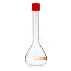 Doseerglas, 50 ml, klasse A, bruine schaalverdeling, draad GL18, met certificaat