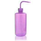 Spuitdop van PE-LD, 500 ml, paars – smalle hals, GL28