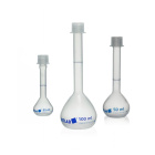 Maatkolf uit PP met schroefdop, klasse B – 10 ml, DIN EN ISO 1042