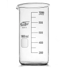 Hoge maatbeker met schenktuit, 600 ml, borosilicaat glas (BORO 3.3), ISO 3819, DIN 12331