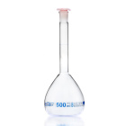 Doseerfles glas, 250 ml, klasse B, blauwe schaal, geslepen aansluiting 14/23 – NewLine