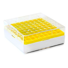 Cryo box voor bevriezing, 81 plaatsen, 1,8 ml – PC, -190 tot +121 °C, autoclaafbaar