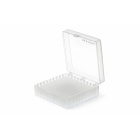 Box PP na skúmavky 100 miest, výška 54 mm, bezfarebný