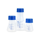 Erlenmeyer-kolf van PP met blauwe dop – 500 ml, GL 45
