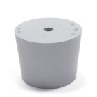 Gumová zátka fi 14,5/10,5 mm, výška 20 mm, s otvorom 3 mm
