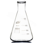 Erlenmeyerfles van glas met smalle hals 500 ml - BORO 3.3, ISO 1773